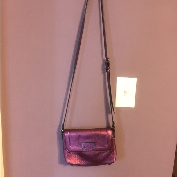 Marc by Marc Jacobs Purple Metallic Crossbody Bag - Picture 2 of 9